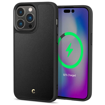 Чехол для iPhone 14 Pro Max гелевый Spigen Cyrill Kajuk MagSafe черный