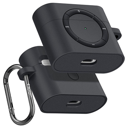 Чехол для AirPods Pro гелевый Spigen SGP Classic Shuffle черный