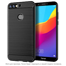 Чехол для Huawei Mate 30 Pro силиконовый CASE Brushed Line черный