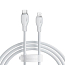 Кабель Type-C - Lightning для зарядки iPhone 1,2 м 20W Baseus Pudding P10355701221-00 белый