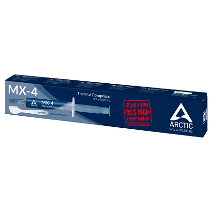 Термопаста Arctic Cooling MX-4 ACTCP00031B в шприце 4 г