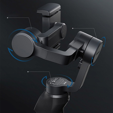 Монопод-стабилизатор Baseus Control Gimbal 3-осевой черный