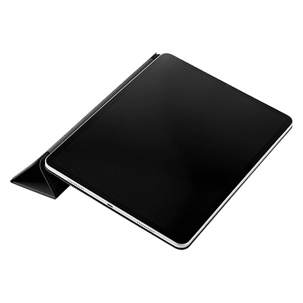 Чехол для iPad Pro 12.9 2020, 2021, 2022 кожаный книжка uBear Touch Case черный