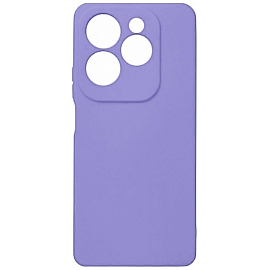 Чехол для Infinix Hot 40 силиконовый Color Soft Touch фиолетовый