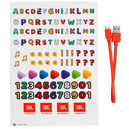 Наушники беспроводные Bluetooth для детей JBL JR310BT накладные складные красно-синие