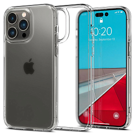 Чехол для iPhone 14 Pro Max гибридный Spigen Ultra Hybrid матовый прозрачный