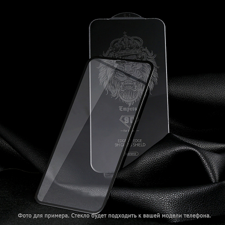 Защитное стекло для iPhone 12 Mini на весь экран противоударное Remax Emperor Privacy с защитой от подглядывания черное
