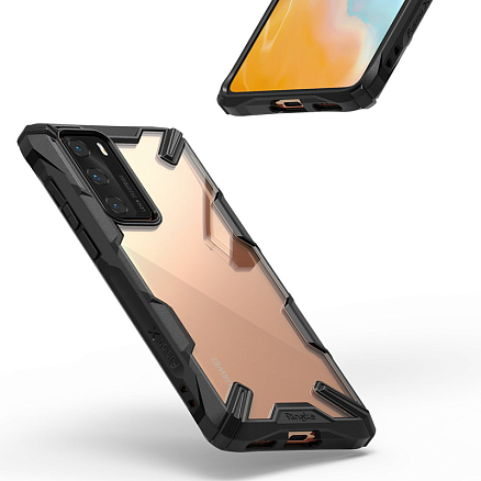 Чехол для Huawei P40 гибридный Ringke Fusion X черный