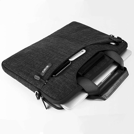 Сумка для ноутбука до 15,6 дюйма WiWU City черная