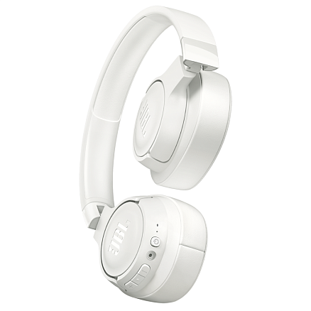 Наушники беспроводные Bluetooth JBL Tune 700BT накладные складные белые