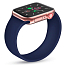 Ремешок-браслет для Apple Watch 42 и 44 мм силиконовый Nova Silicone темно-синий
