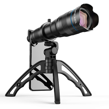 Объектив для телефона универсальный Telephoto 36Х со штативом Apexel APL-JS36