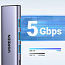 Хаб (разветвитель) Type-C - HDMI 4K 30Hz, 3 х USB 3.0, Type-C PD 100W Ugreen CM511-15596 серый