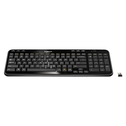 Клавиатура беспроводная Logitech K360 черная