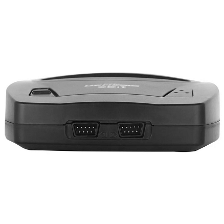 Игровая приставка Retro Genesis Junior 8Bit 300 игр с двумя геймпадами черная