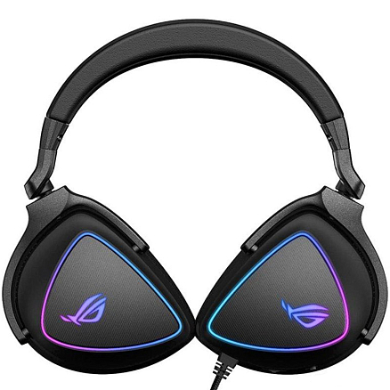 Наушники Asus ROG Delta S полноразмерные с микрофоном игровые черные