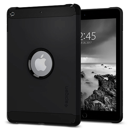 Чехол для iPad 2018, 2017 гибридный для экстремальной защиты Spigen SGP Tough Armor черный