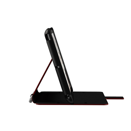 Чехол для iPad 2018, 2017, iPad Air гибридный для экстремальной защиты - книжка Urban Armor Gear UAG Metropolis красно-черный