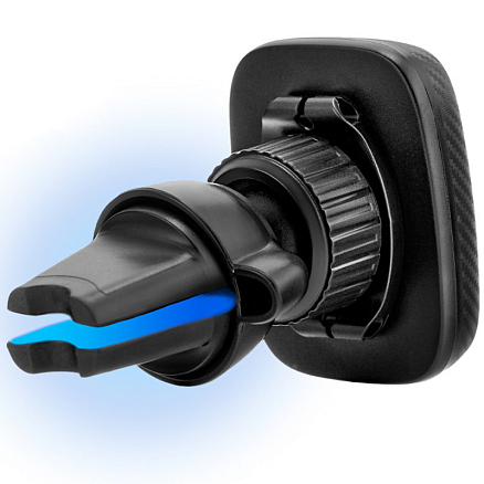 Держатель автомобильный в решетку обдува магнитный Rocket Fix черный