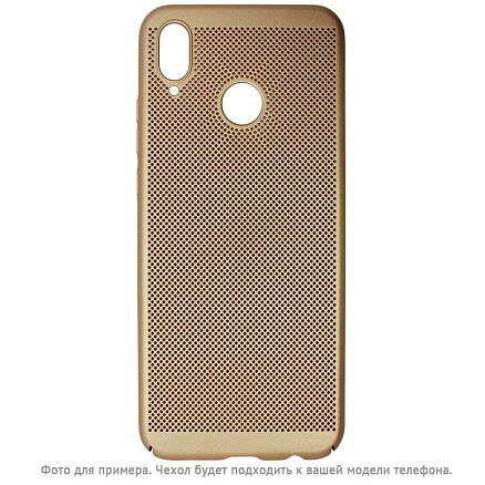 Чехол для Huawei Mate 20 Lite пластиковый Volare Rosso Decco золотистый