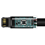Кабель USB - Lightning для зарядки iPhone 2 м 2.4А плетеный Baseus Tungsten Gold черный
