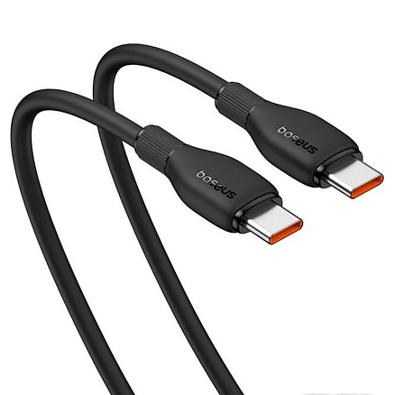 Кабель Baseus Pudding Series Fast Charging Cable 100W USB Type-C - USB Type-C (1.2 м, черный)