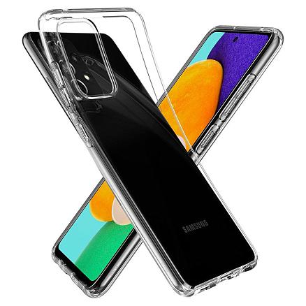 Чехол для Samsung Galaxy A52 гелевый ультратонкий Spigen SGP Liquid Crystal прозрачный