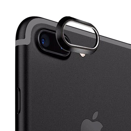 Защитное кольцо на камеру для iPhone 7 Plus, 8 Plus черное