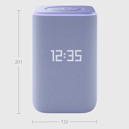 Умная колонка Яндекс Станция 3 с Алисой и Zigbee фиолетовая