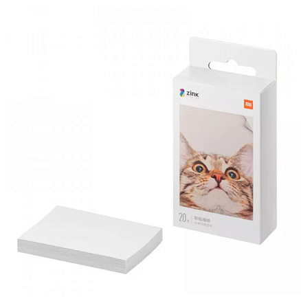 Бумага для фотопринтера Xiaomi Mi Portable 50х76мм 20 листов