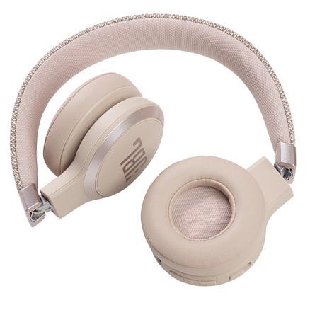 Наушники беспроводные Bluetooth JBL Live 460NC накладные с микрофоном и активным шумоподавлением розовые