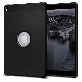 Чехол для iPad Pro 10.5 гибридный для экстремальной защиты Spigen SGP Tough Armor черный