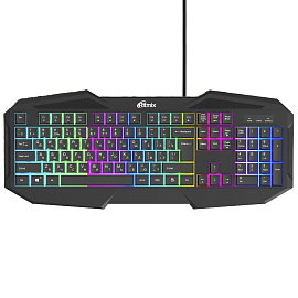 Клавиатура Ritmix RKB-550 USB с подсветкой игровая черная