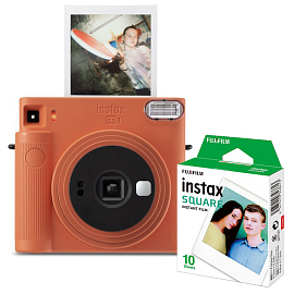 Набор подарочный Fujifilm Instax SQ1 оранжевая терракота