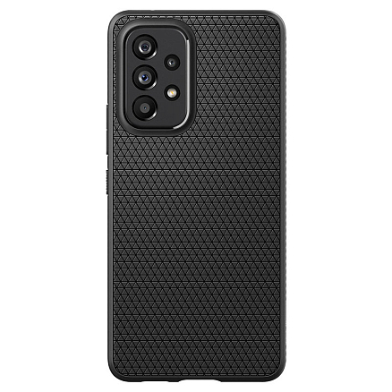 Чехол для Samsung Galaxy A53 гелевый Spigen Liquid Air матовый черный