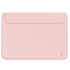 Чехол для Apple MacBook Pro 13 A1708, A1989, A1706, A1502, A1425, A1278, A2159, A2251, A2289 кожаный футляр WiWU Skin Pro II розовый