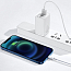 Кабель USB - Lightning для зарядки iPhone 0,25 м 2.4А Baseus Superior белый