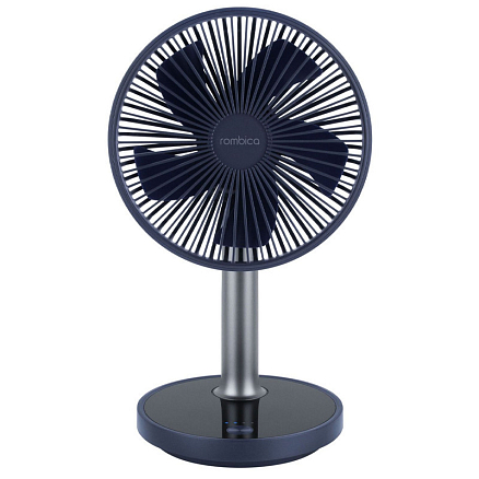Вентилятор портативный настольный Rombica Flow Aura синий