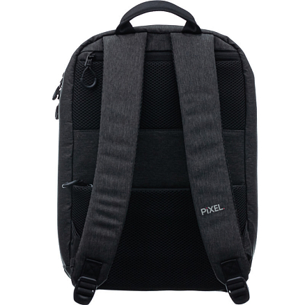 Умный рюкзак PIXEL Max с LED экраном и отделением для ноутбука до 15,6 дюйма серый