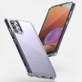 Чехол для Samsung Galaxy A32 4G гибридный Ringke Fusion прозрачный