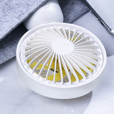 Вентилятор портативный ручной Baseus Firefly Mini Fan белый