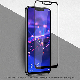 Защитное стекло для Honor 8X на весь экран противоударное Mocolo AB Glue 0,33 мм 2.5D черное