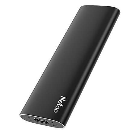 Внешний SSD накопитель Netac Z Slim 250GB Type-C USB 3.2 Gen2 черный