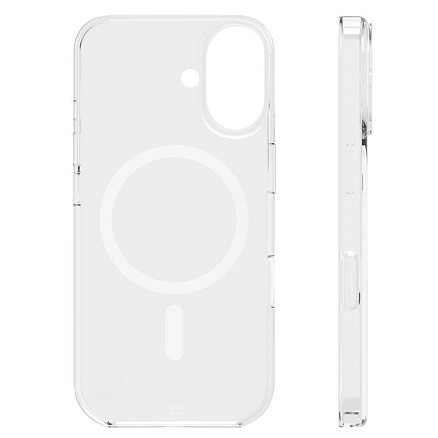 Чехол для iPhone 16 силиконовый VLP Puro MagSafe прозрачный