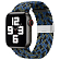 Ремешок-браслет для Apple Watch 2, 3, 4, 5, 6, 7, 8, SE, Ultra 42, 44, 45 и 49 мм текстильный Hurtel Fabric синий