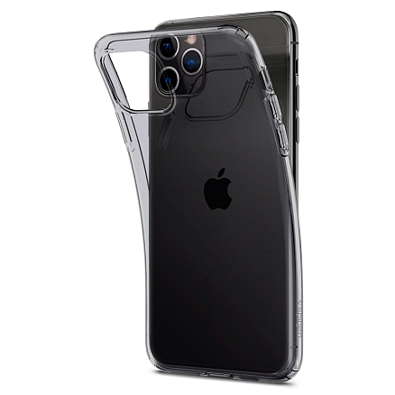 Чехол для iPhone 11 Pro гелевый ультратонкий Spigen SGP Liquid Crystal прозрачный черный