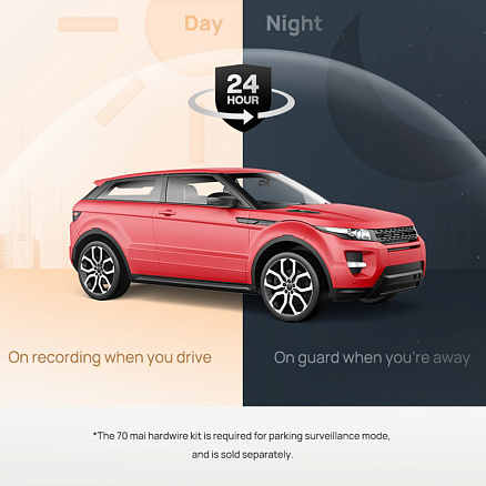 Видеорегистратор Xiaomi 70mai Dash Cam A400 + камера заднего вида RC09 серый