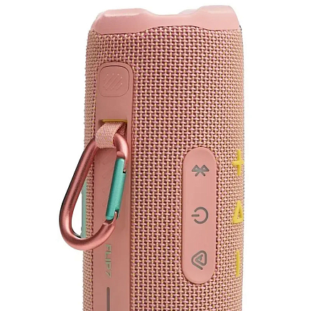 Портативная колонка JBL Flip 7 с защитой от воды розовая