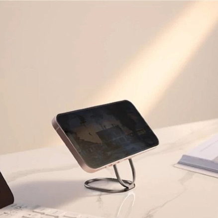 Держатель для телефона на палец Baseus Rails серый