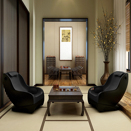 Массажное кресло (массажер) для спины, шеи, ягодиц Шиацу с воздушным давлением и музыкой Naipo MGCHR-A150